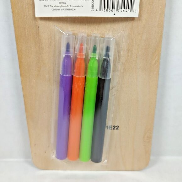 Halloween DIY Wooden Hanging Holiday Event Door Craft Kit Spider Bat Skull Web - Picture 7 of 8